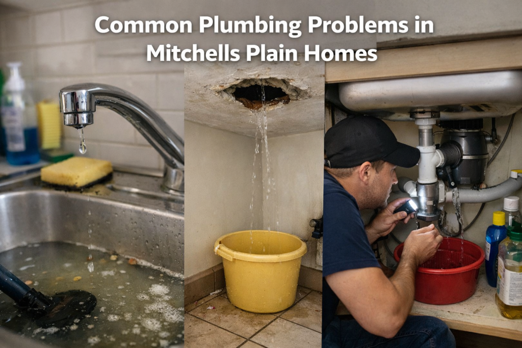 Common plumbing problems inside Mitchells Plain home