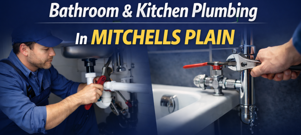 Bathroom and kitchen plumbing repairs in Mitchells Plain by a professional plumber