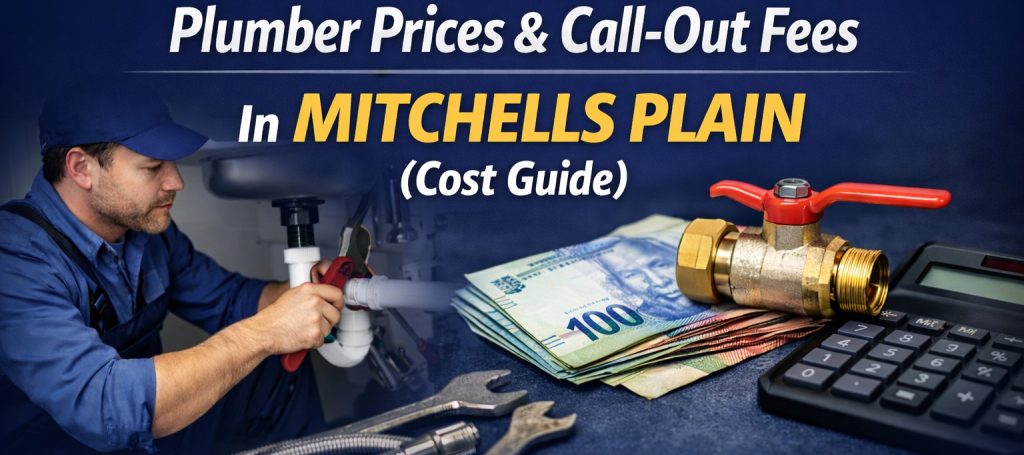 Plumber prices and call-out fees in Mitchells Plain explained